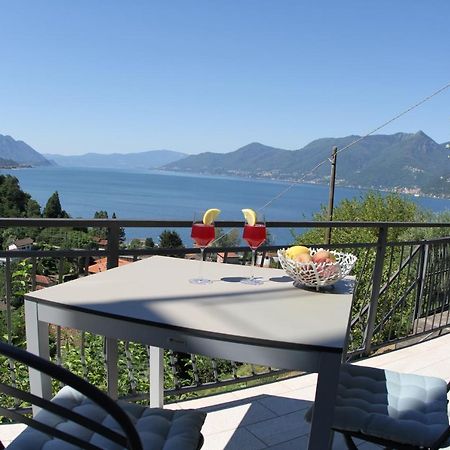 Casa Colmegna Mit Traumhaften See- Und Bergblick Луино Экстерьер фото