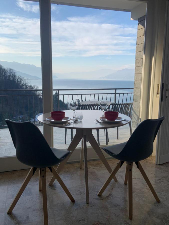 Casa Colmegna Mit Traumhaften See- Und Bergblick Луино Экстерьер фото