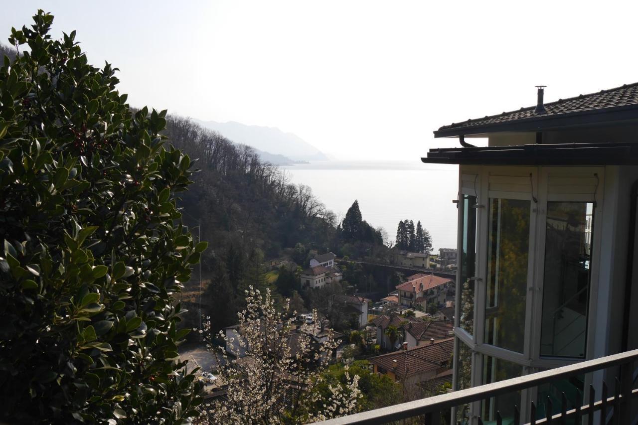 Casa Colmegna Mit Traumhaften See- Und Bergblick Луино Экстерьер фото